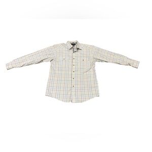 Ariat Pro Series Shirt Mens L Button Down Western Cowboy Workwear